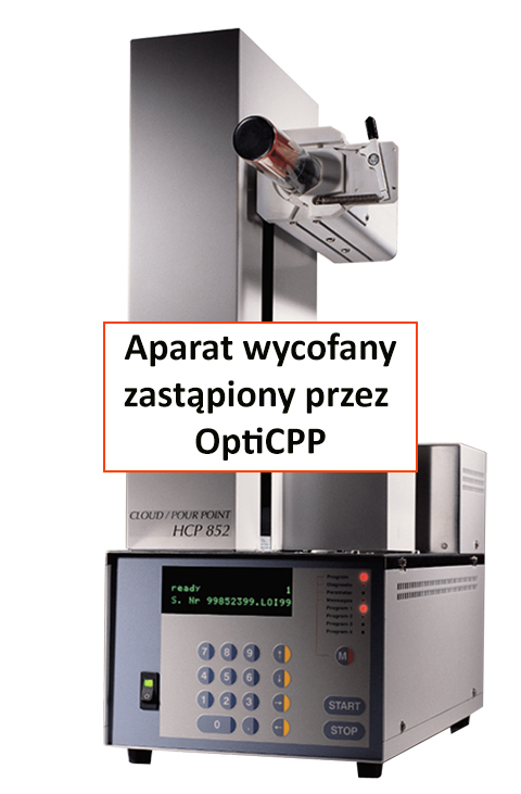 HCP 852 Automatyczny aparat do oznaczania temperatury płynięcia i mętnienia